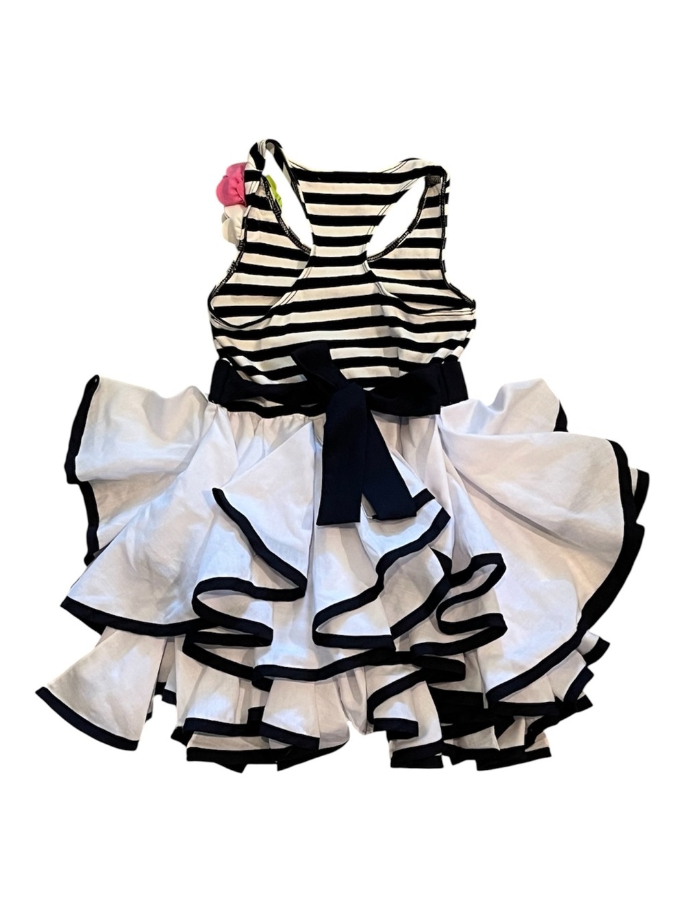 Biscotti • Racerback Stripe Ruffle Dress - 4T - Picture 3 of 6